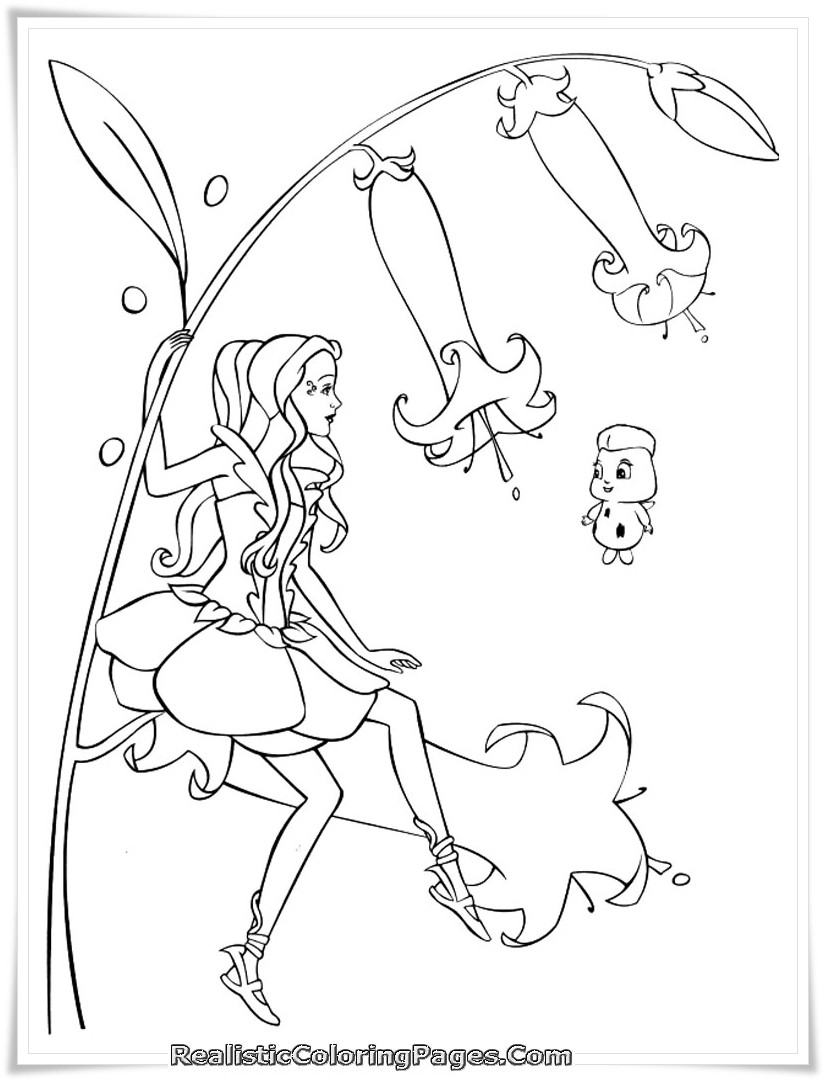 824x1080 Realistic Fairy Coloring Pages Barbie Fairytopia Reaic