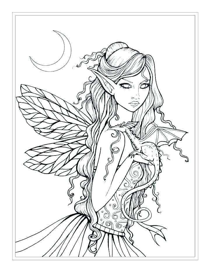 720x932 Coloring Pages Fairies Amazingly Beautiful Fairy Coloring Pages