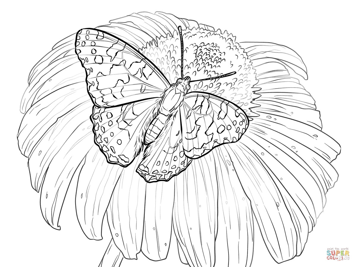 1199x899 Astonishing Detailed Flower Coloring Pages Funny For Ideas