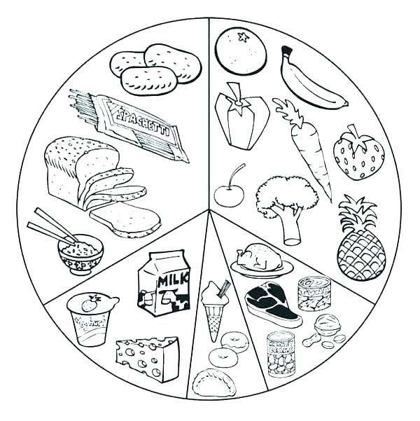 600x601 Food Coloring Pages To Print Cartoon Food Coloring Pages Awesome