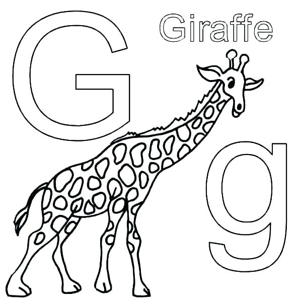 Realistic Giraffe Coloring Pages at GetDrawings | Free download