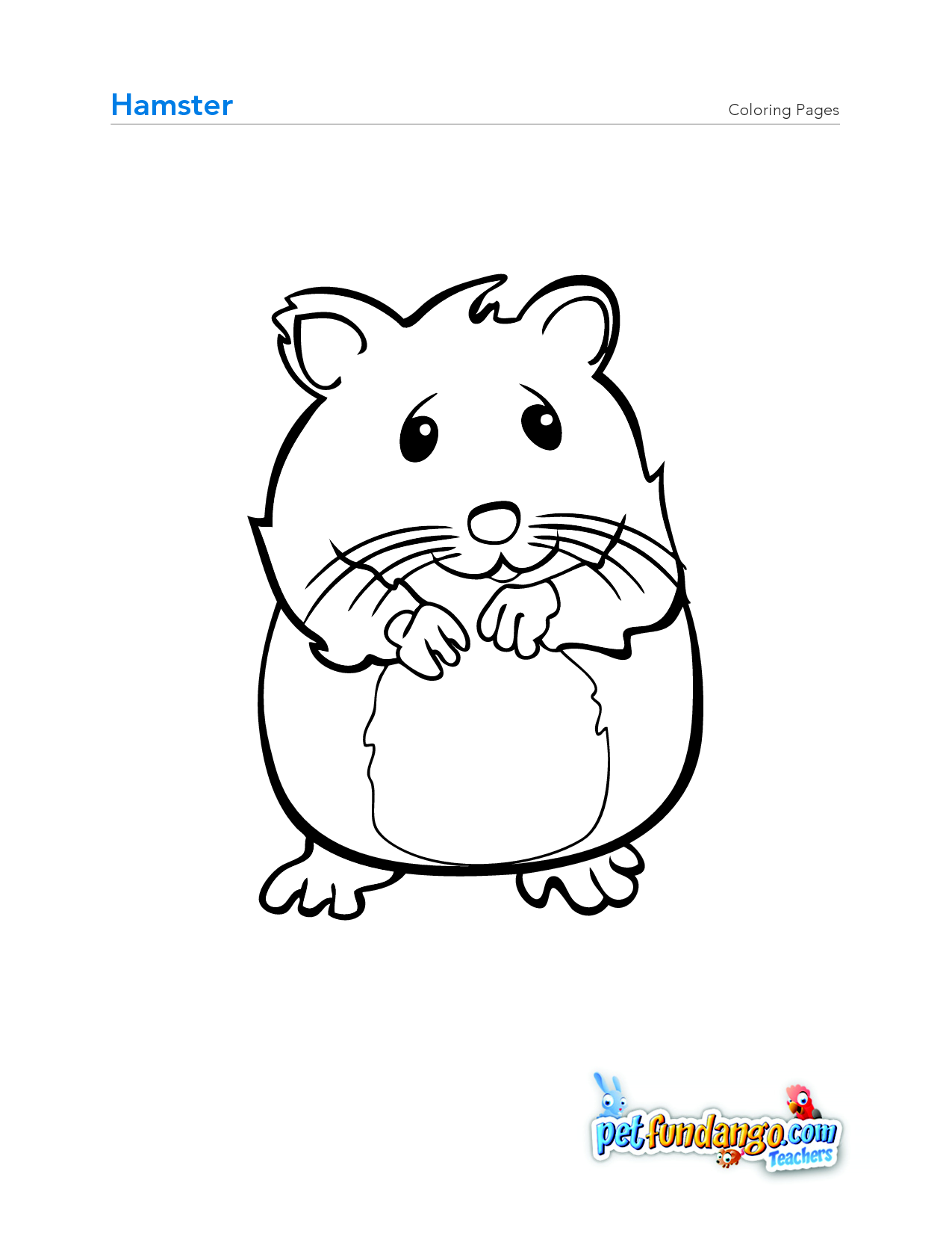 1275x1650 Good Hamster Coloring Pages Have Hamster Coloring Pages On With Hd
