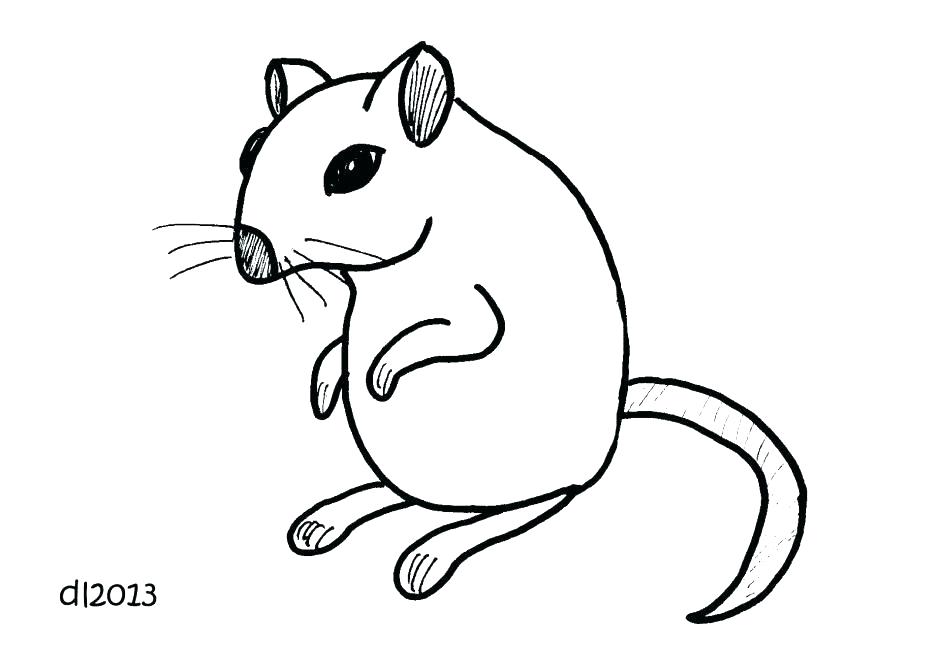 940x671 Hamster Coloring Pages Cute Hamster Coloring Pages Gerbil Coloring