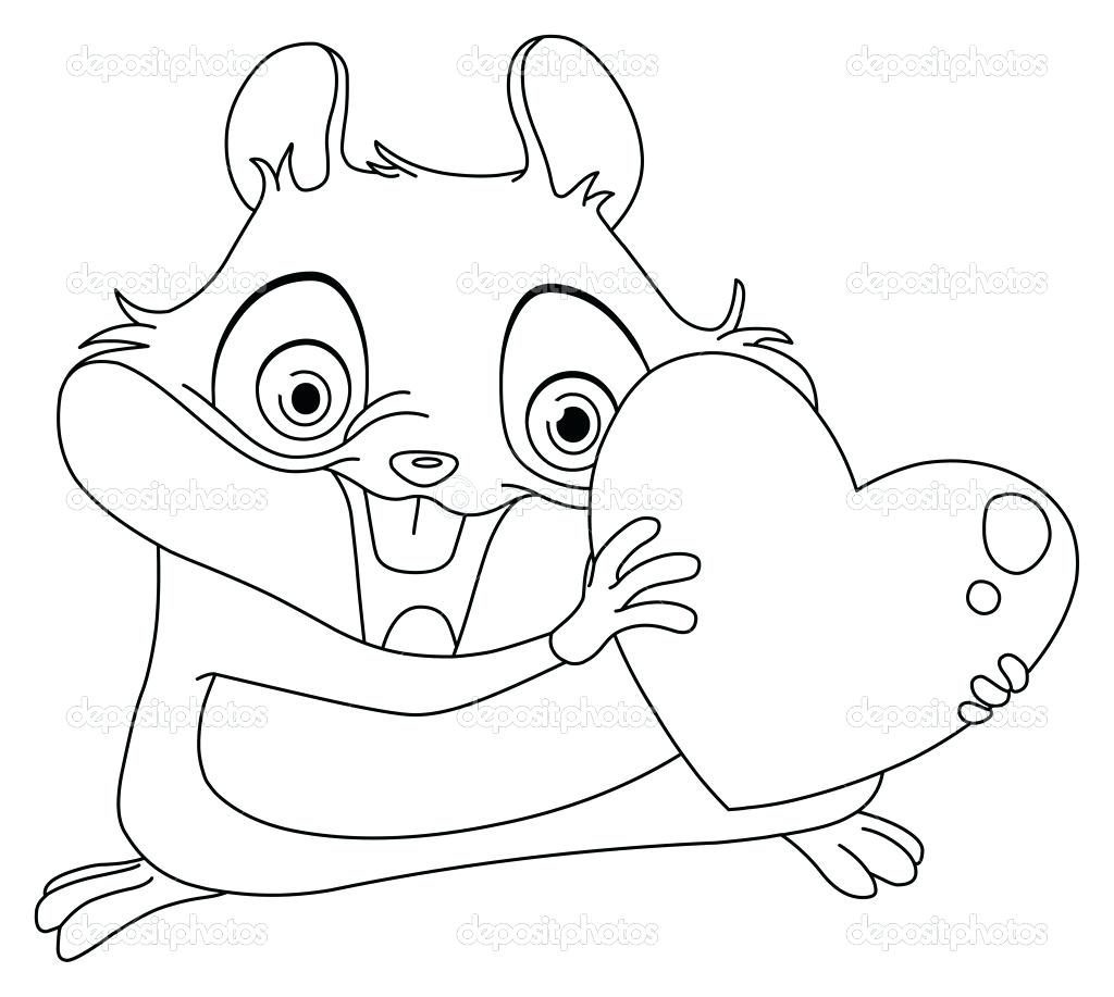 1024x917 Coloring Pages Hamster Coloring Pages Free Of Mask Cute Cartoon