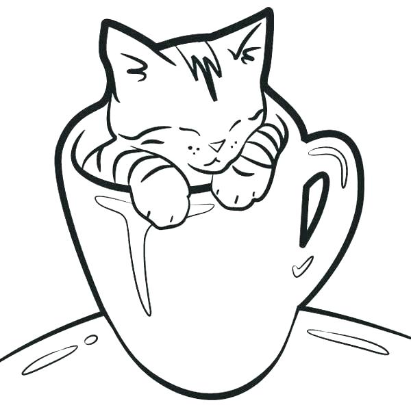 600x592 Kittens Coloring Pages Kitten Color Pages Kittens Coloring Pages