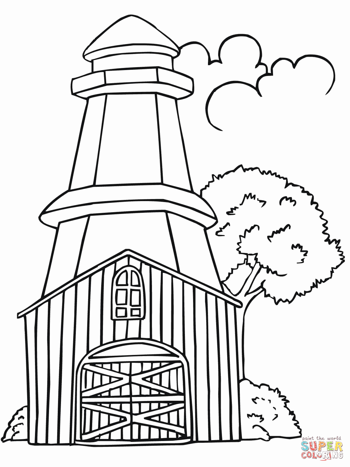 1200x1600 Sweden Lighthouse Coloring Page Realistic Landscape Coloring Pages