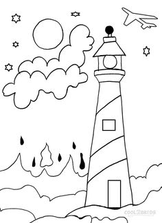 236x324 Lighthouse Coloring Pages To Print Picture