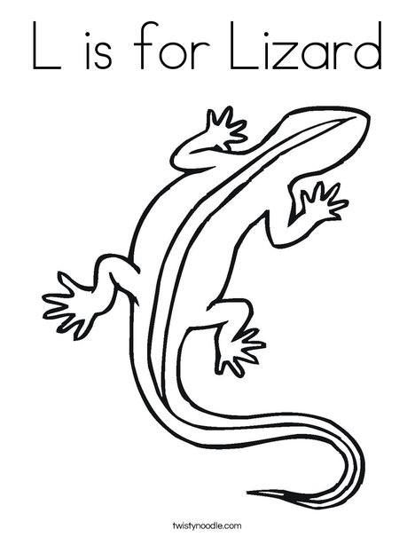 468x605 Lizard Coloring Pages L Is For Lizard Coloring Page Twisty Noodle