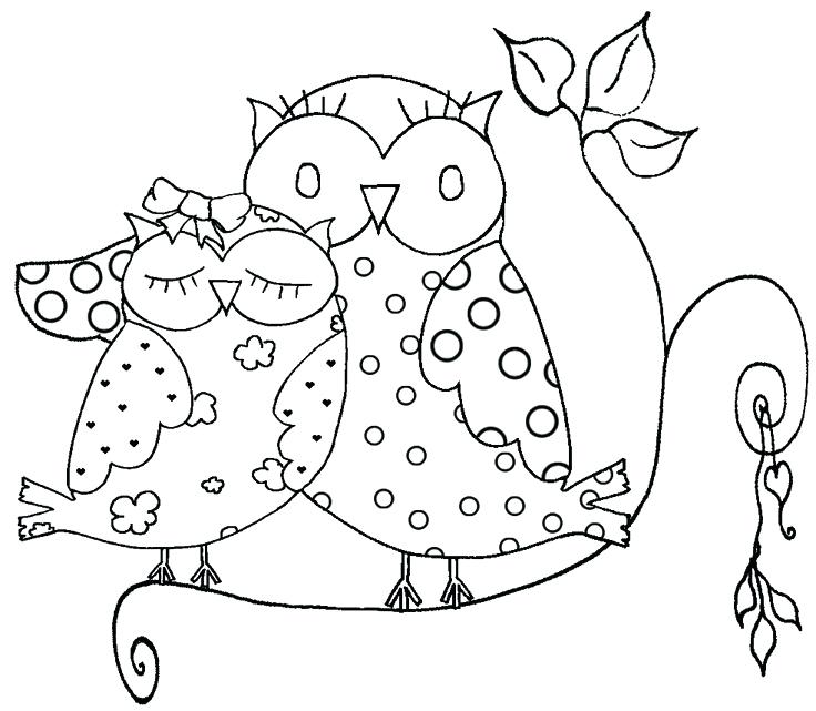 736x641 Simple Decoration Owl Coloring Page Owl Coloring Pages Print Free
