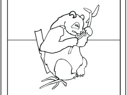 440x330 Panda Bear Coloring Page Cute Bear Coloring Pages Panda Bear