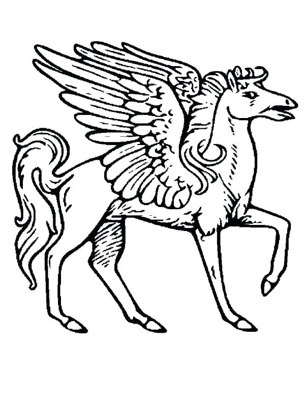 600x788 Pegasus Coloring Pages Coloring Pages Coloring Page For Kids
