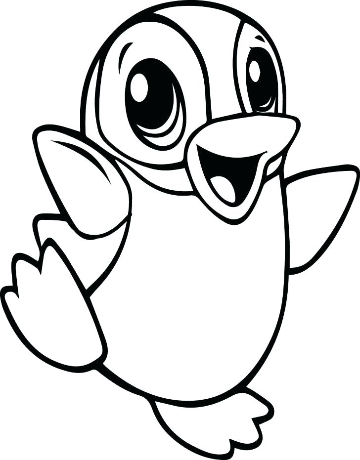 728x931 Penguins Coloring Pages Baby Penguin Coloring Pages Baby Penguin