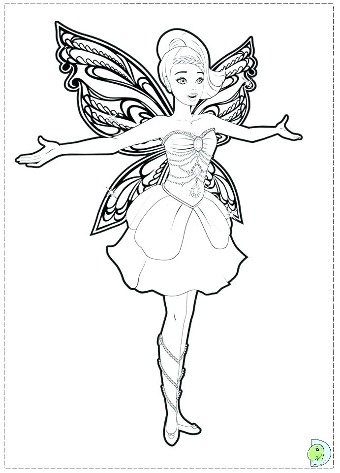 691x960 Fairy Princess Coloring Pages