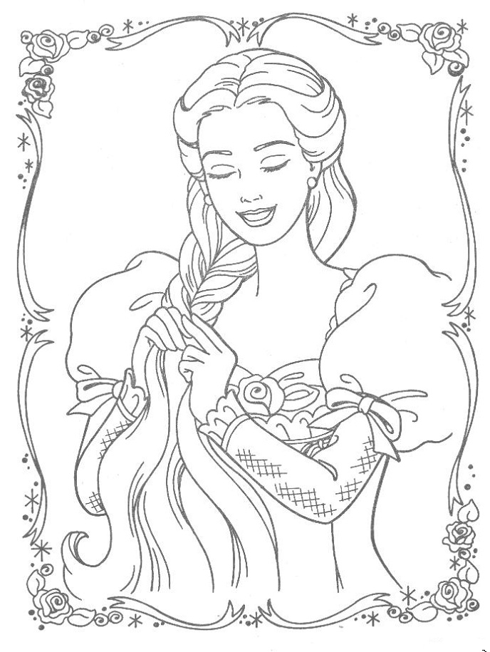 688x915 Disney Princess Coloring Pages, Full Size Coloring Pages Az