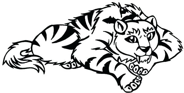 600x302 Free Tiger Coloring Pages Tiger Coloring Book Also Coloring Page