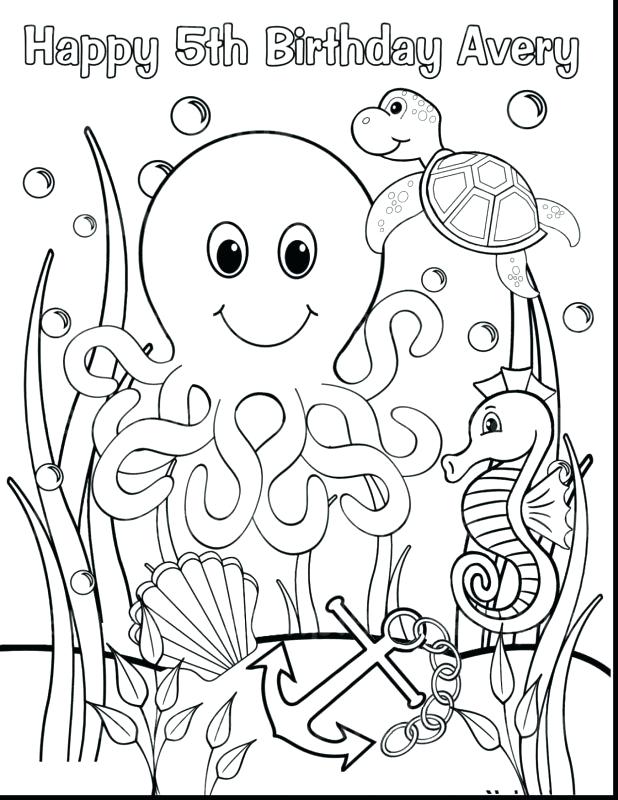 618x800 Underwater Scene Coloring Pages Realistic And Stunning Page