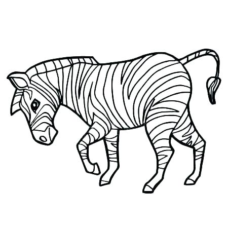 450x450 Zebra Coloring Picture Zebra Coloring Pages To Print Realistic