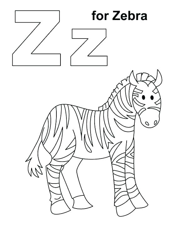 600x776 Coloring Pages Of Zebras Realistic Zebra Coloring Pages Coloring