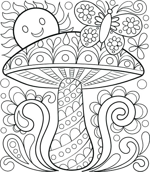 500x575 Free Intricate Coloring Pages
