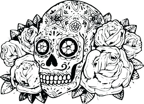 500x362 Hard Halloween Coloring Pages Difficult Coloring Pages Color