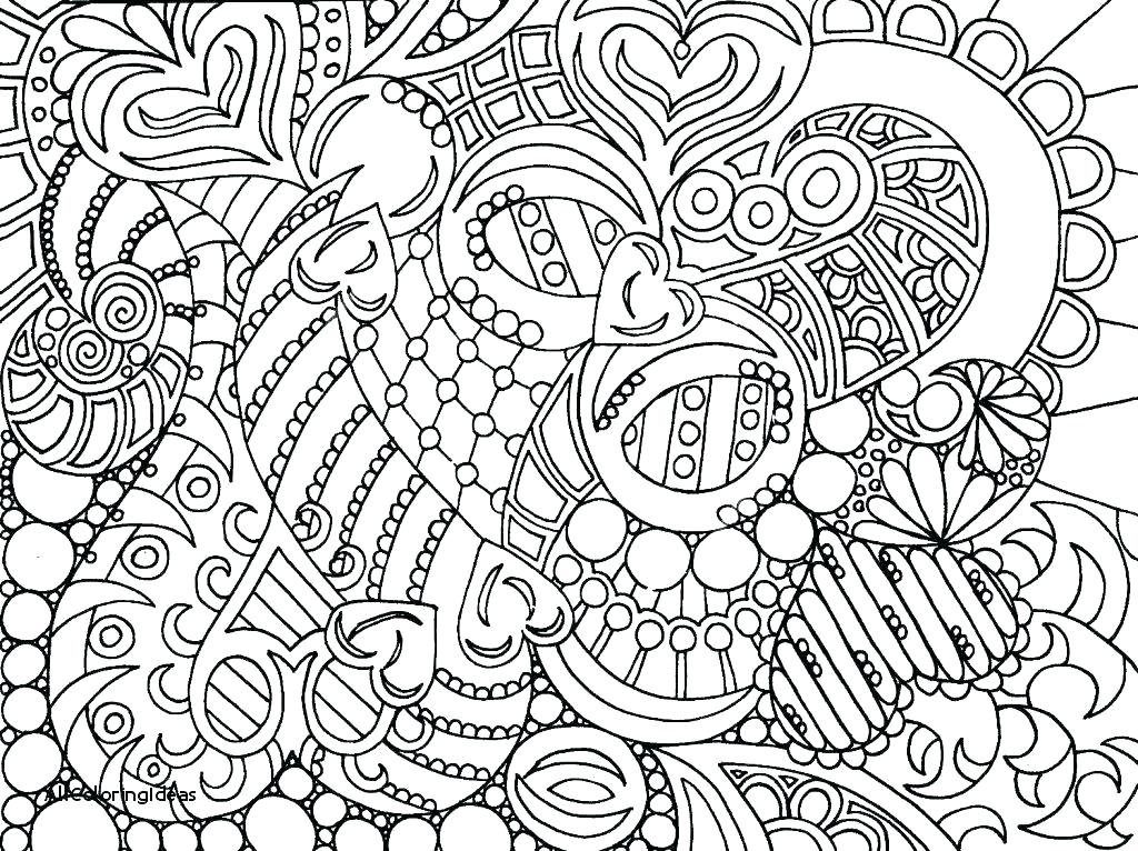 1024x766 Hard Mandala Coloring Pages Best Very Difficult Mandala Coloring