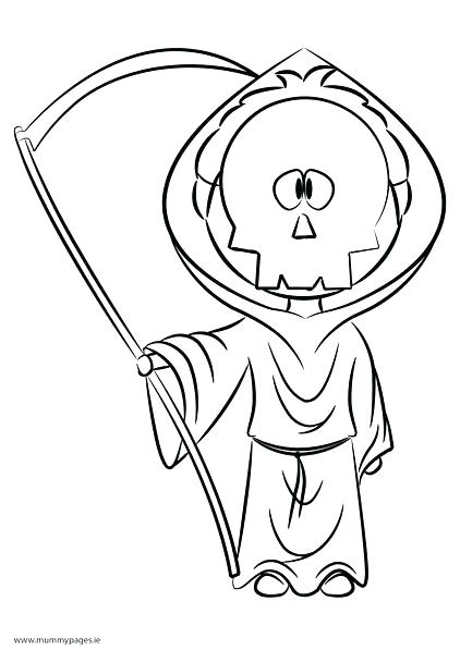 422x597 Grim Reaper Coloring Pages Grim Reaper Coloring Pages Child