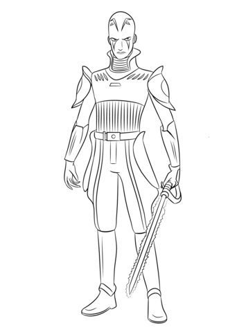 358x480 Star Wars Rebels The Inquisitor Coloring Page Printables