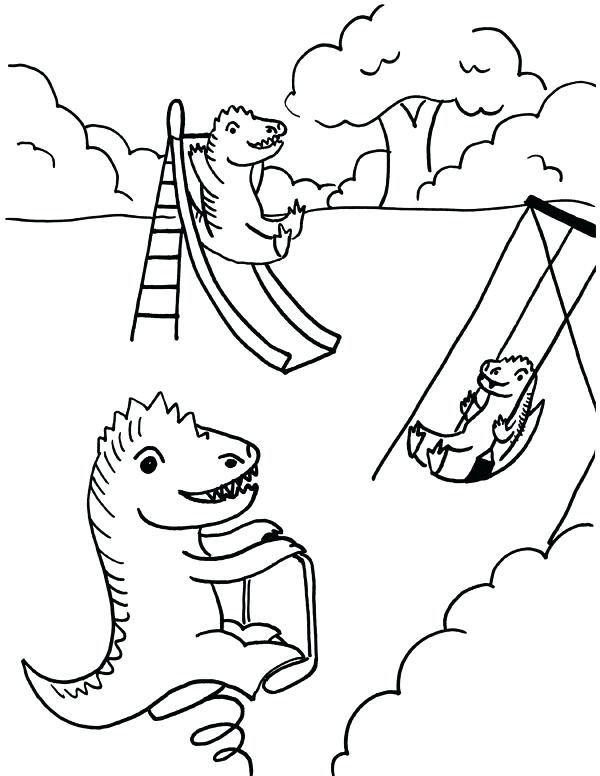 600x776 Playground Coloring Pages Playground Coloring Page Catholic