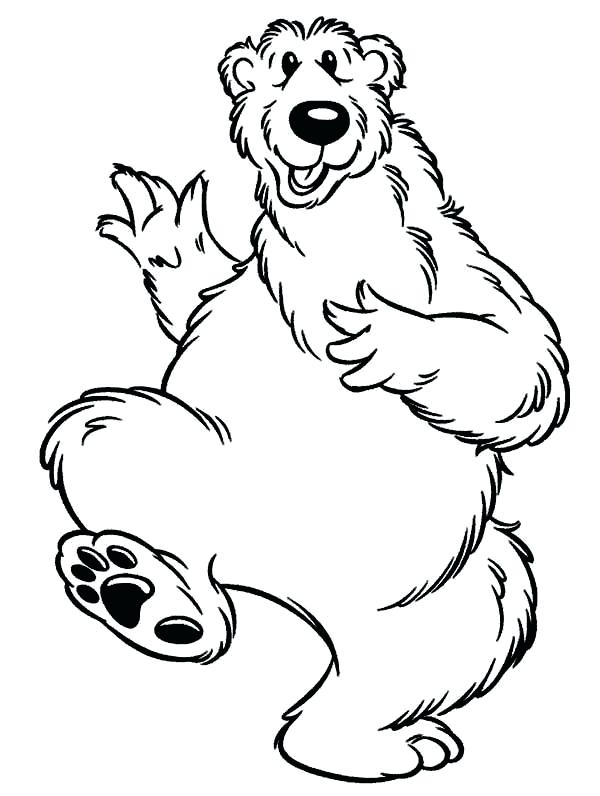600x796 Bear In The Big Blue House Coloring Pages Yoschool Site
