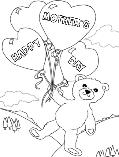 389x512 Best Free Printable Mother's Day Coloring Pages