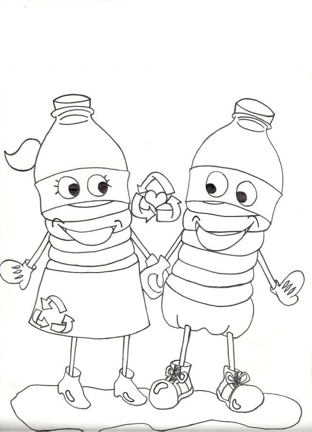 640x886 Recycle With Love Coloring Pages Recycle Coloring Pages