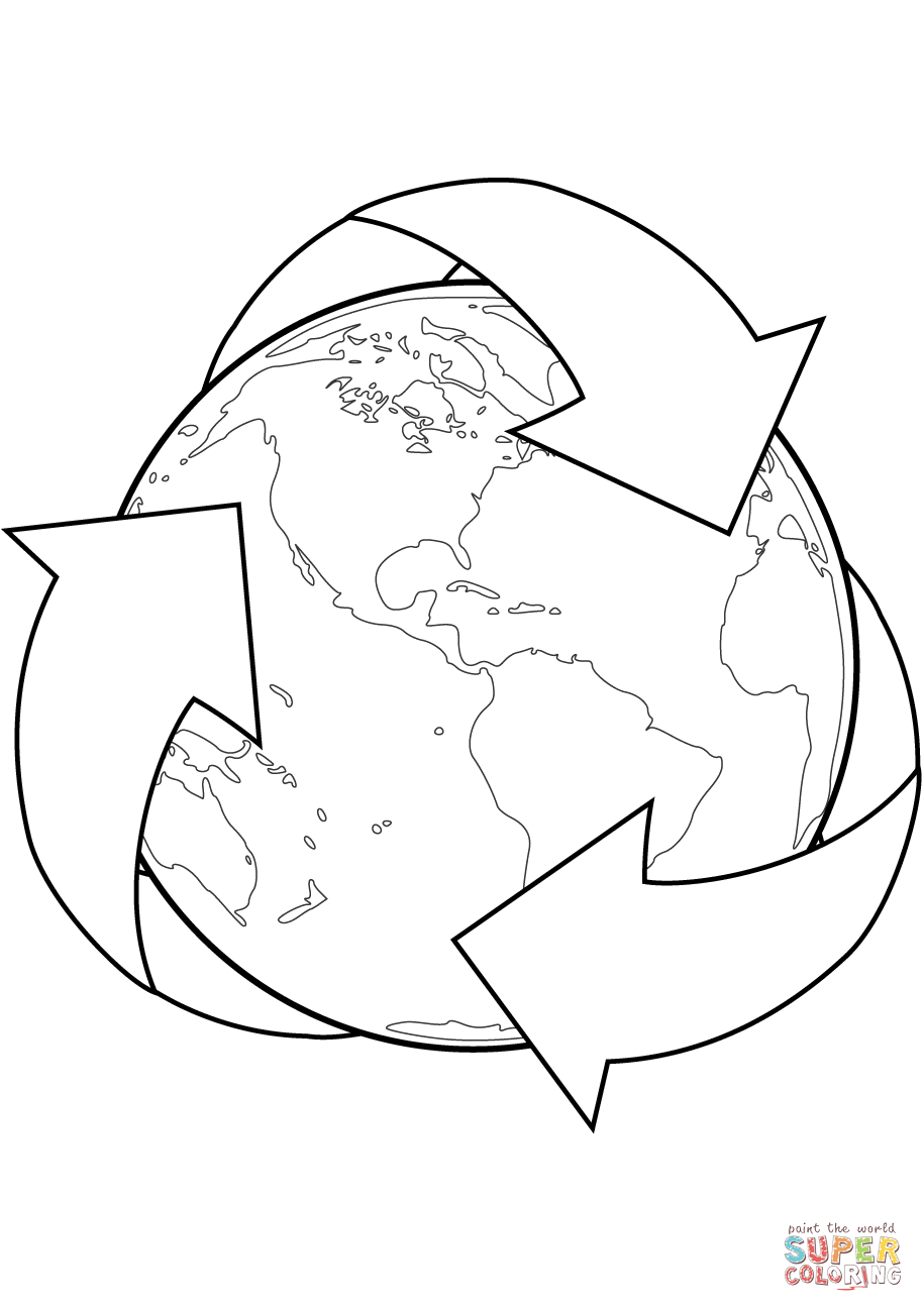 915x1300 Recycling Coloring Pages Az Beauteous Recycle