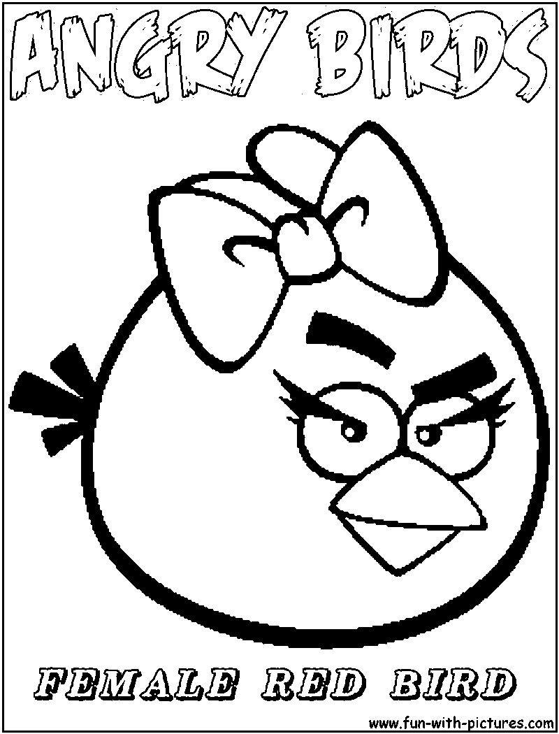 800x1050 Angry Birds Coloring Pages Big Red Bird Red Bird Coloring Pages