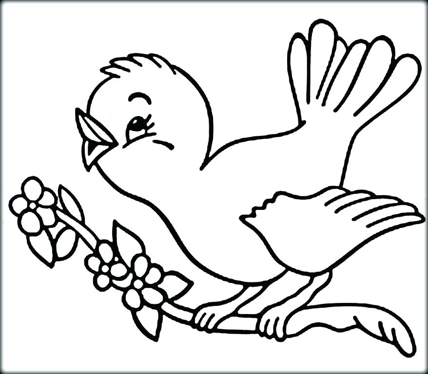 878x768 Big Bird Coloring Pages Flying Birds Coloring Pages