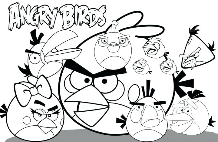 720x468 Coloring Pages Coloring Birds Pictures Angry Birds Angry Birds