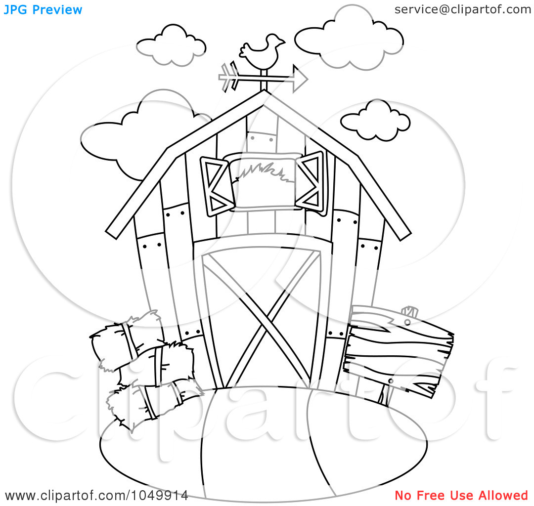 1080x1024 Barn Coloring Pages Download And Print For Free