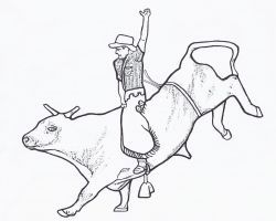 250x200 Free Printable Rodeo Coloring Pages Free Fun Rodeo