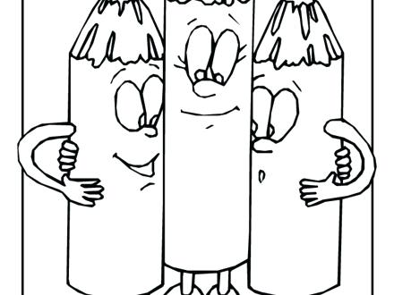 440x330 Crayon Coloring Sheet Click To See Printable Version Of Crayon