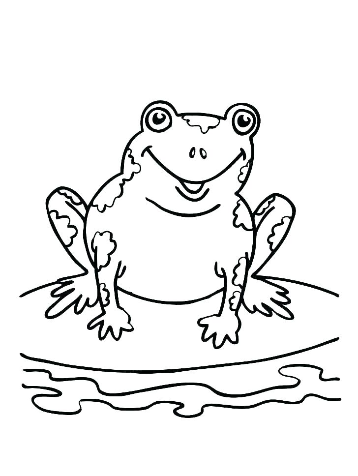 728x968 Frog Coloring Pages