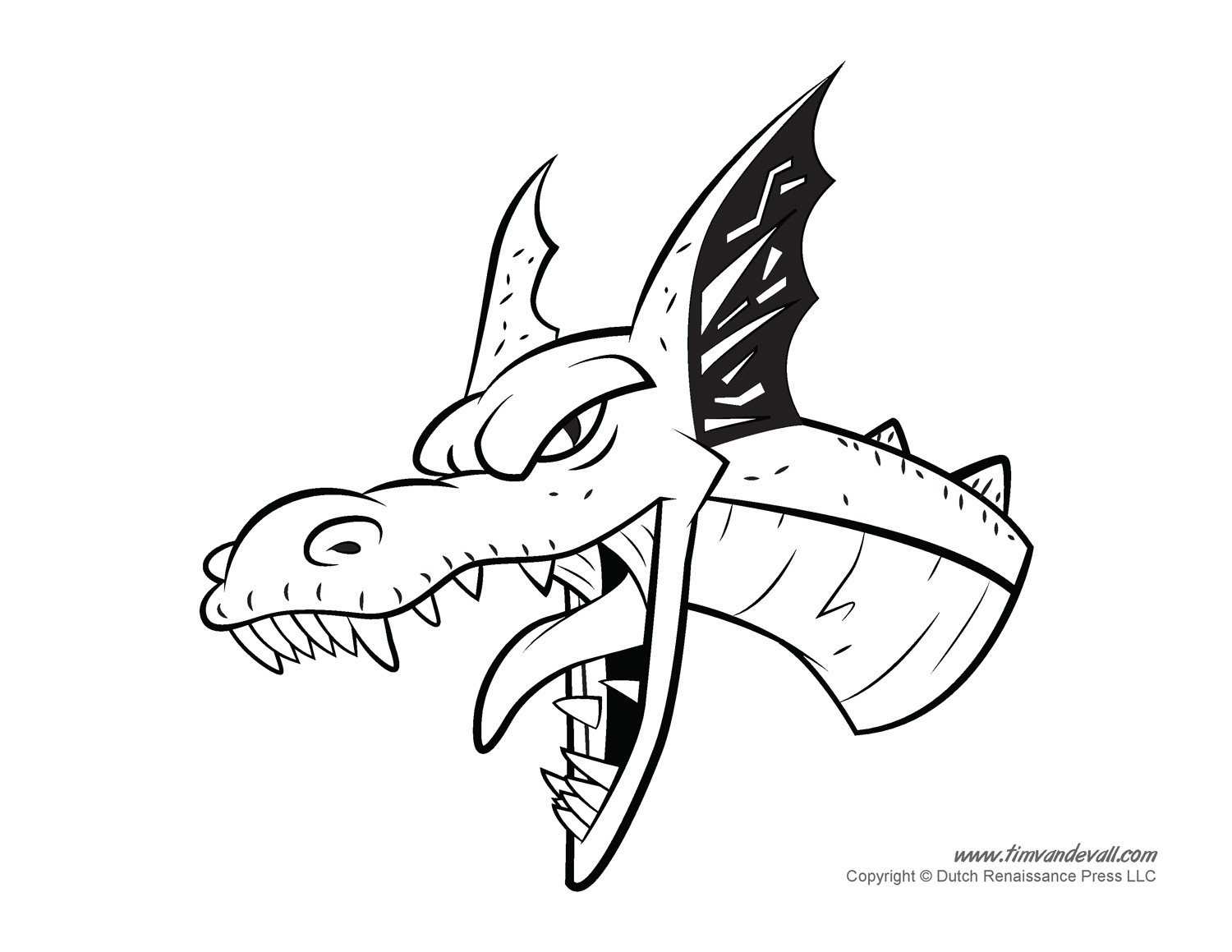 1500x1159 Dragon Coloring Pages