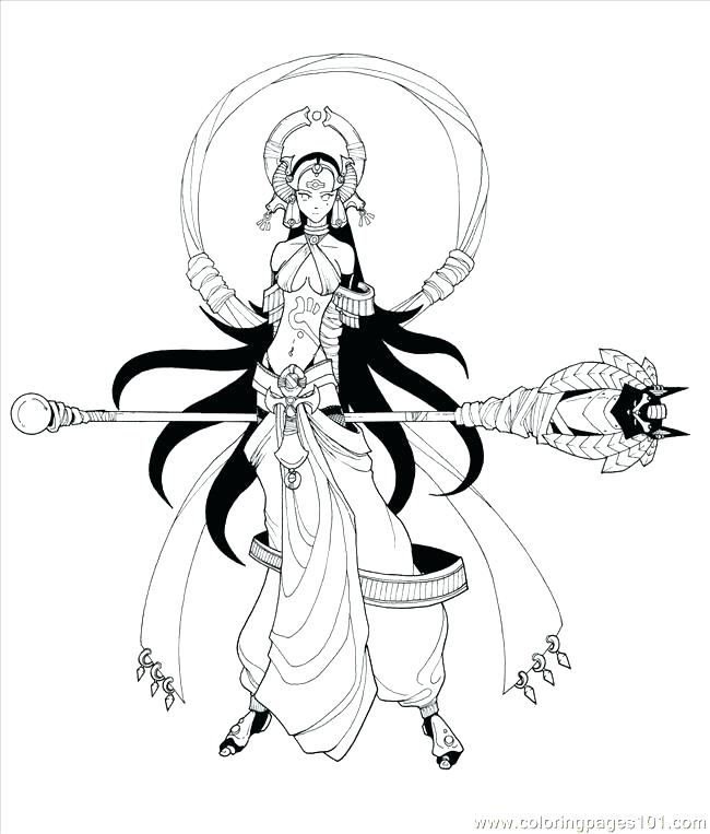 650x763 Yugioh Coloring Pages