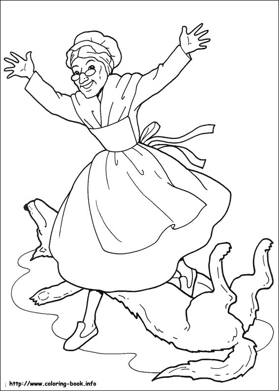 567x794 Little Red Riding Hood Coloring Pages On Coloring