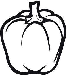 236x265 Printable Vegetables Tomato Coloring Page
