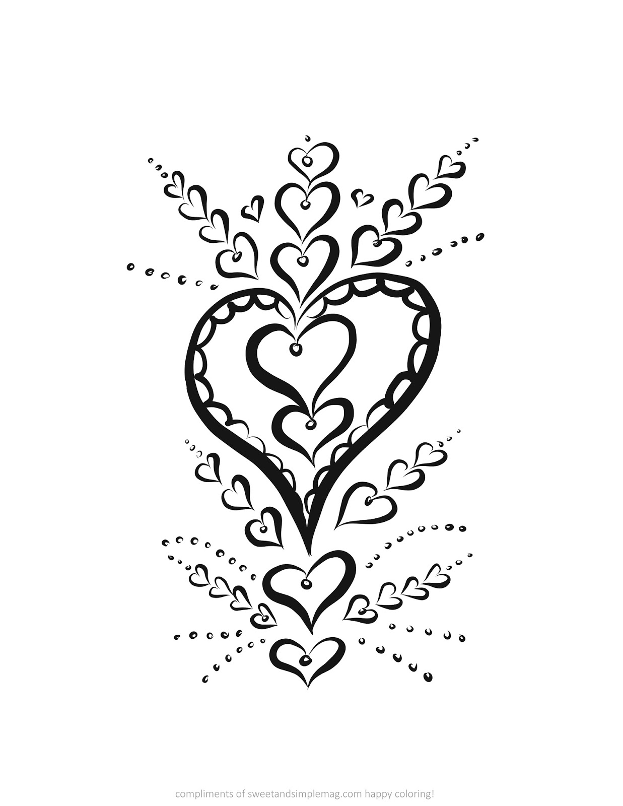 1237x1600 Sweet And Simple Magazine Free Printable Coloring Pages