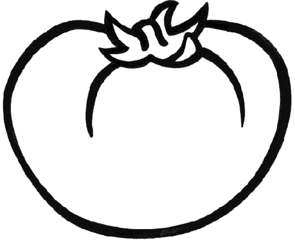 1000x814 Tomatoes Coloring Pages Printable Coloring For Kids