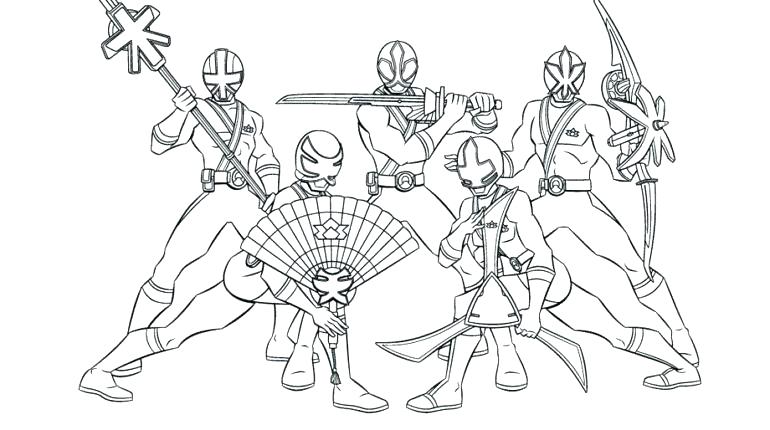 770x430 Power Ranger Coloring Pages Power Rangers Samurai Coloring Pages