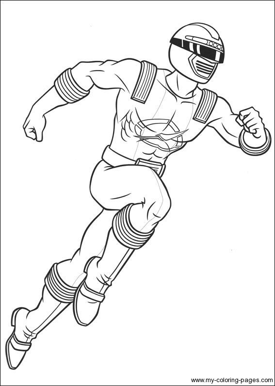 567x794 Power Rangers Operation Overdrive Coloring Pages