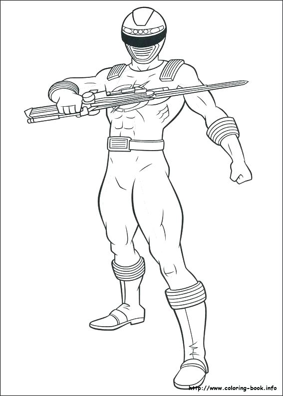 567x794 Power Ranger Coloring Pages