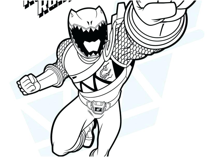 827x609 Power Rangers Coloring Book