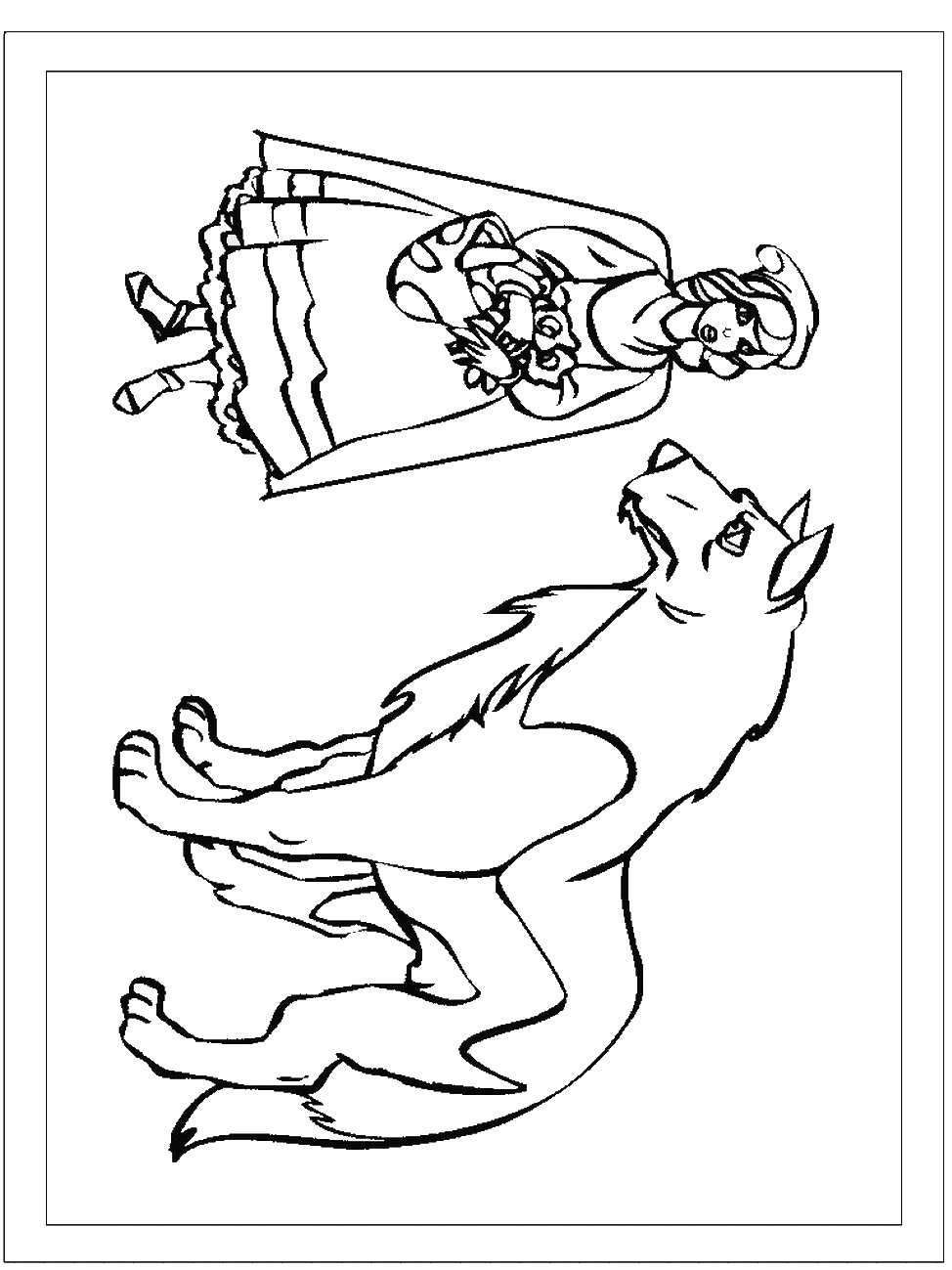 974x1299 Little Red Riding Hood Coloring Pages